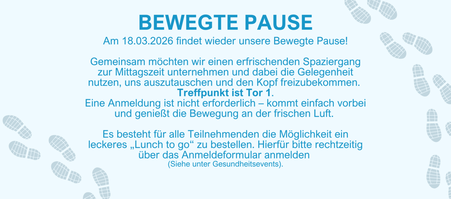 Bewegte Pause Header